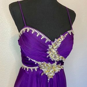 Purple gown
